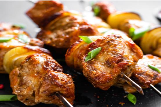 Beef Brochette Muchomo