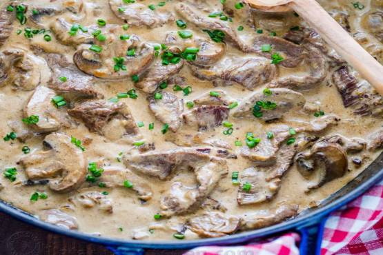 Beef Stroganoff