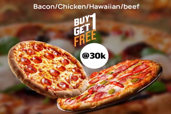 Pizza Offer (Buy one get One Free)